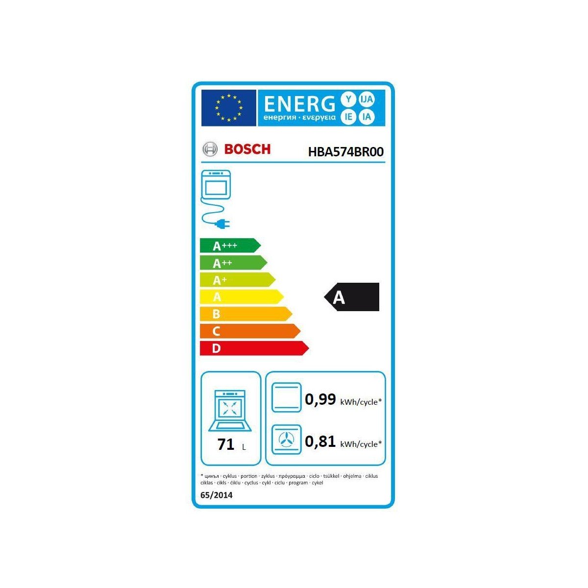 bosch forno pirolitico da incasso bosch hba574br0 hotair 3d auto pulizia pirolis classe a ean 4242005030194