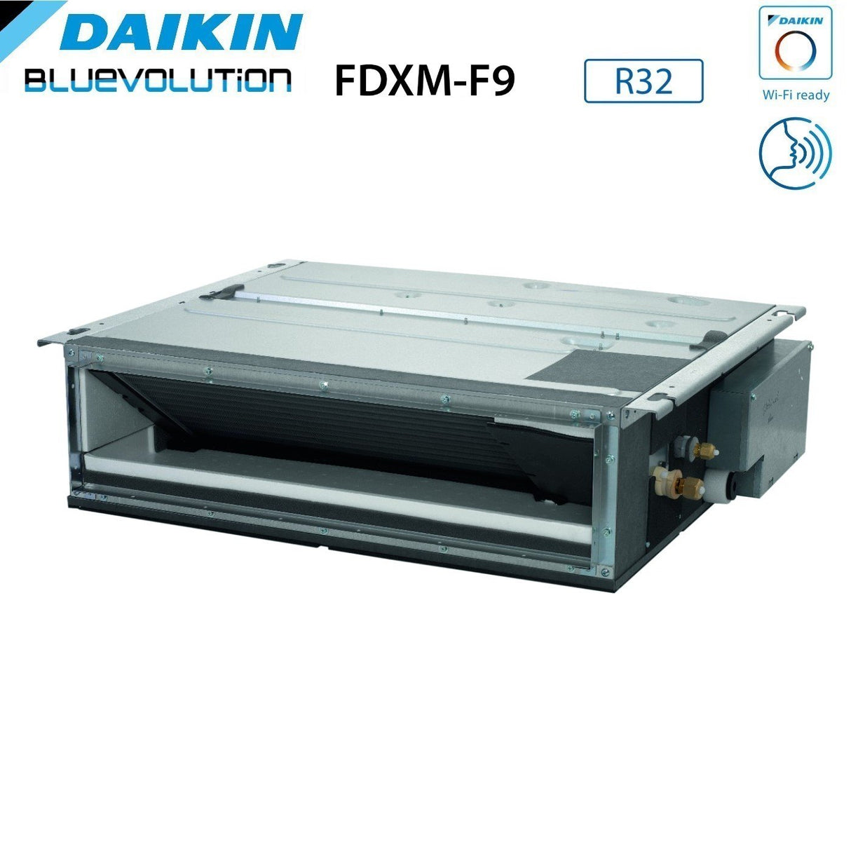 daikin climatizzatore condizionatore daikin bluevolution inverter canalizzato ultrapiatto 9000 btu fdxm25f3f9 r 32 wi fi optional garanzia italiana