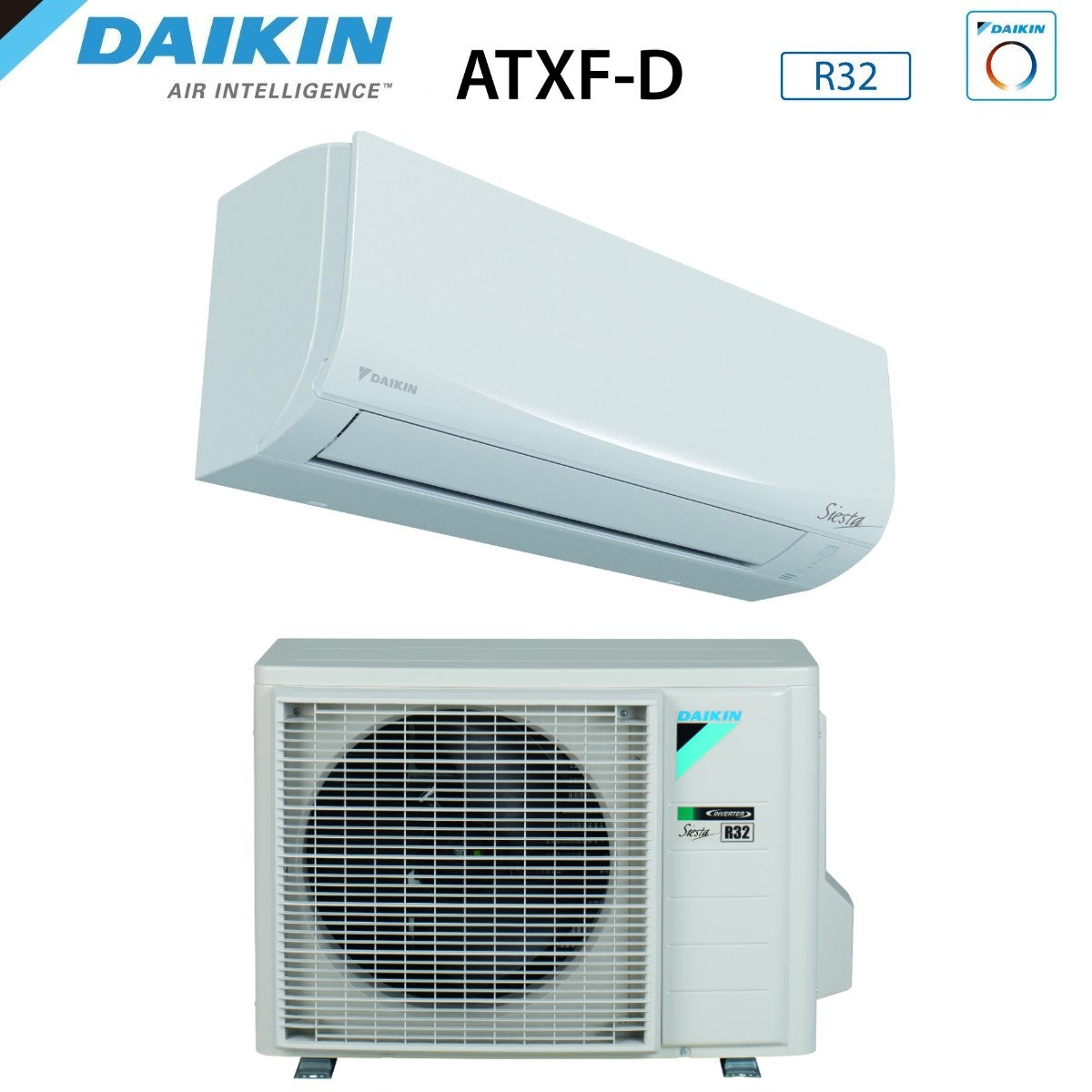 daikin climatizzatore condizionatore daikin inverter serie siesta atxf d 9000 btu atxf25d arxf25d r 32 wi fi optional classe aa novita