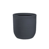 divina garden vaso in resina da esterno interno per piante cilindro di design d 35x34h raffaello grigio ean 8056157809005