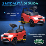 easycomfort easycomfort macchina elettrica per bambini auto con licenza land rover 6v funzionamento elettrico e a spinta velocita 3kmh rosso