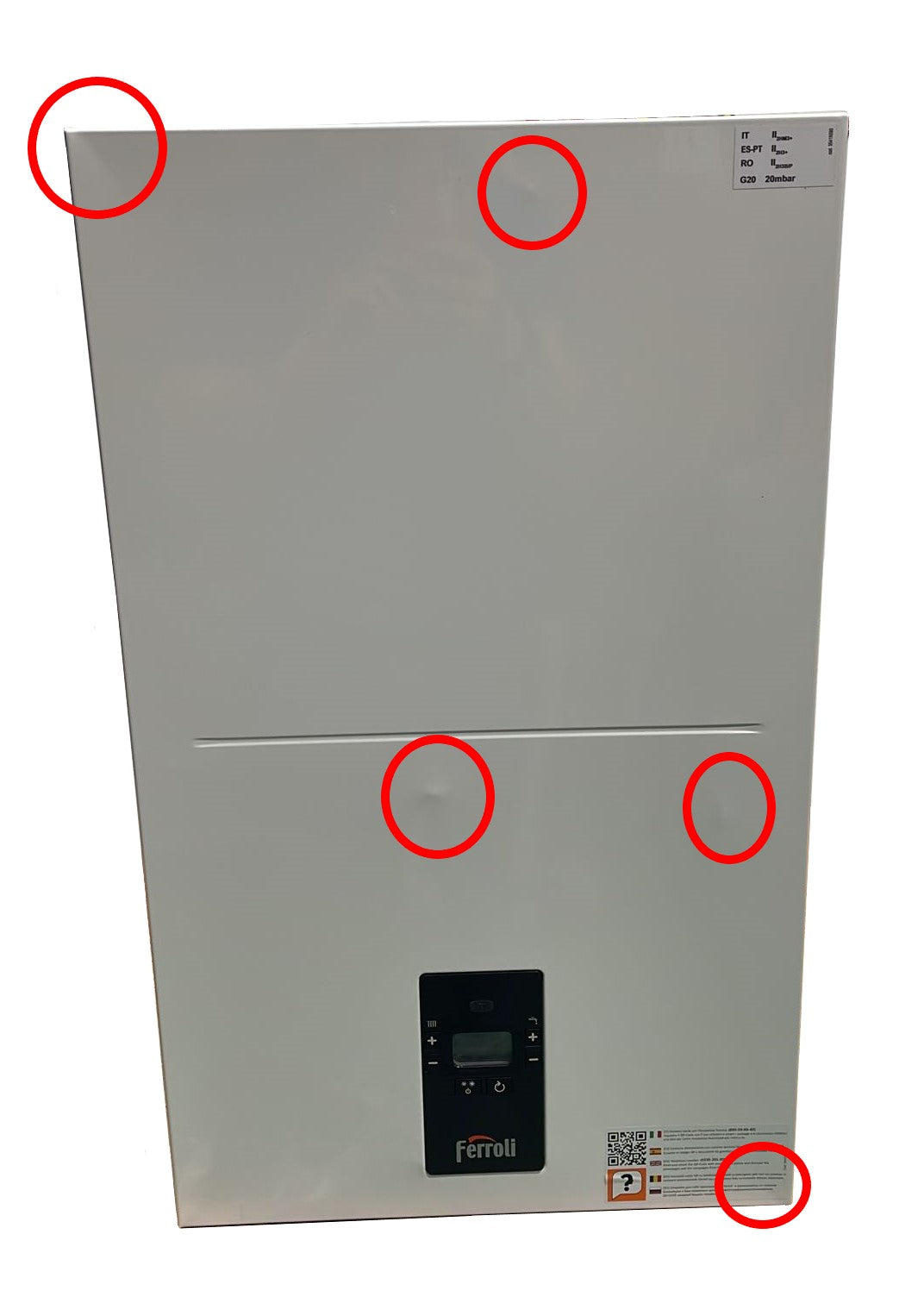 ferroli area occasioni caldaia ferroli a condensazione bluehelix alpha 24c completa di kit scarico fumi metano o gpl cod 0tpf2awa