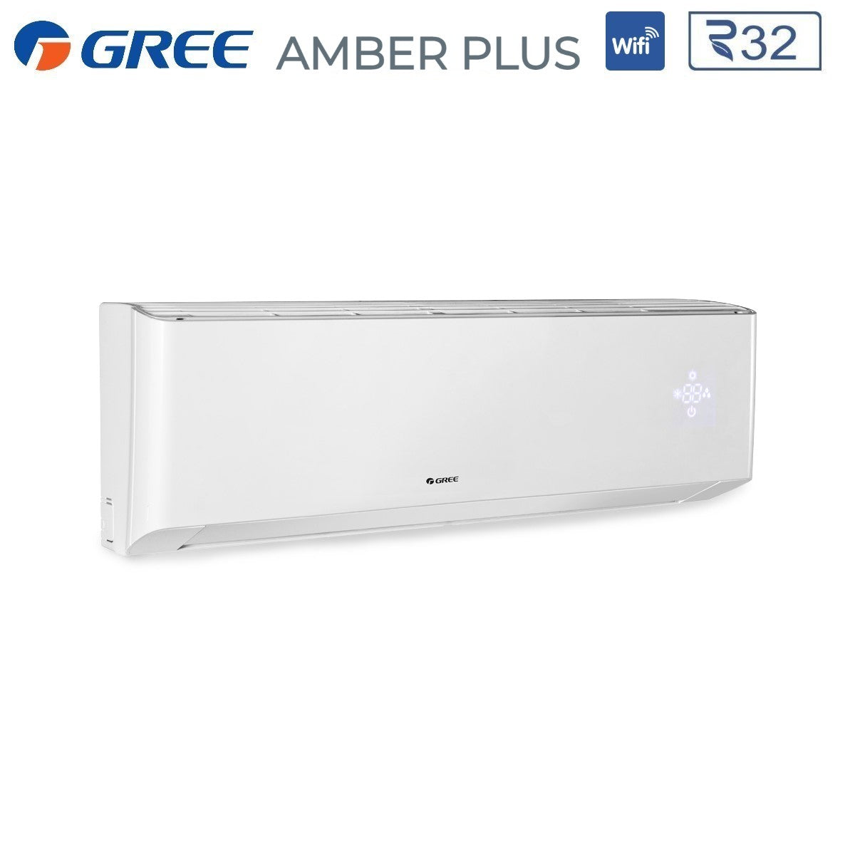 gree climatizzatore condizionatore gree dual split inverter serie amber plus 1218 con gwhd24nk6oo r 32 wi fi integrato 1200018000