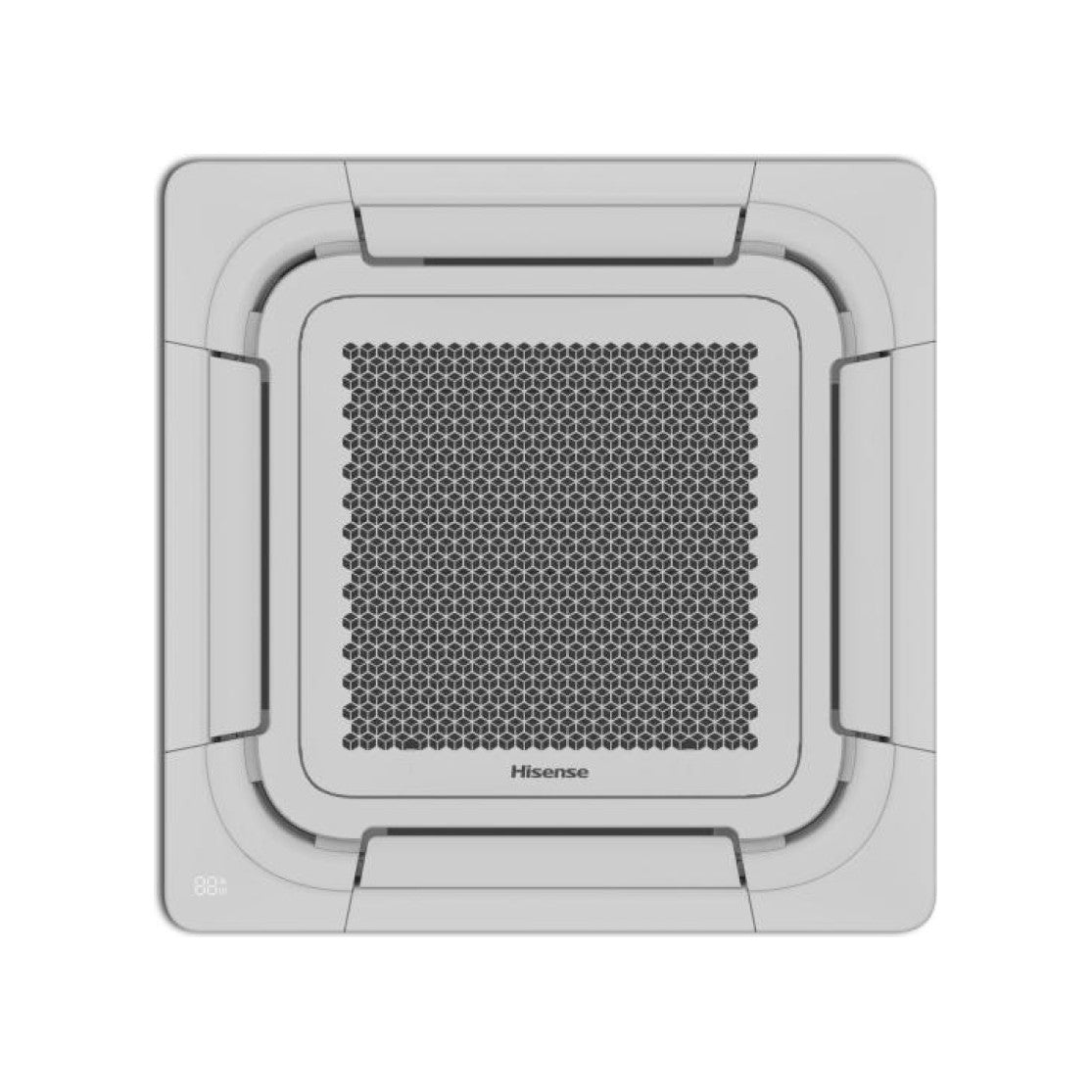 hisense condizionatore a cassetta hisense 48000 btu auc140ur4rkc8 trifase r 32 wi fi optional con telecomando e pannello