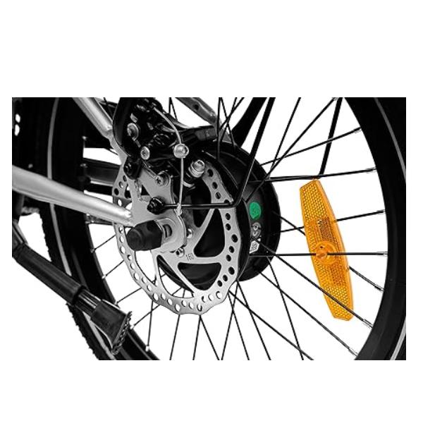 lancia bicicletta elettrica lancia ypsilon brio e bike 36v 250w oro e argento ln bi 220004 ean 8052679455881