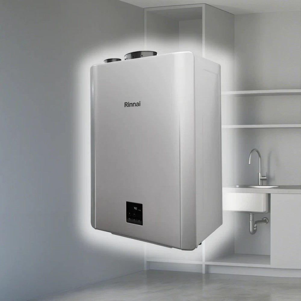 rinnai scaldabagno a condensazione internoesterno rinnai infinity nb 26 lt reu nb2635ffc e metanogpl con kit scarico fumi
