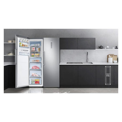 immagine-4-samsung-congelatore-verticale-samsung-rz32c7bfes9-ef-serie-twin-ai-323-litri-classe-e-1853xl595xp644-total-no-frost-smartthings-metal-inox-ean-8806095077659