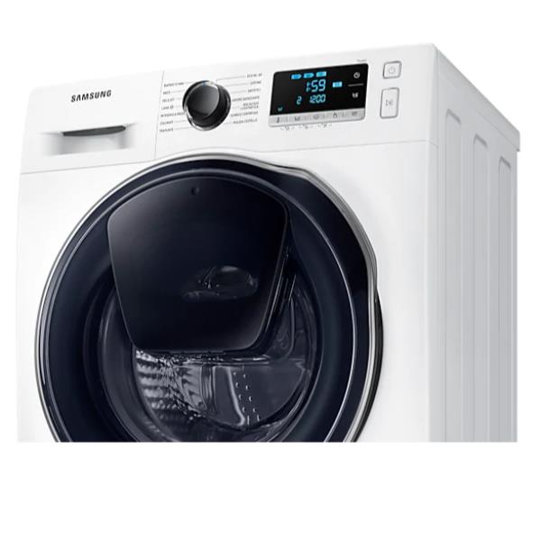 samsung lavatrice slim a carica frontale samsung 8 kg ww8nk62e0rw 1200 giri addwash classe c ean 8806090571619
