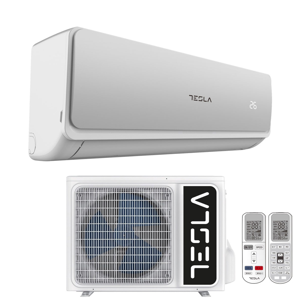tesla climatizzatore condizionatore tesla inverter 9000 btu ta27ffll r 32 wi fi integrato aa