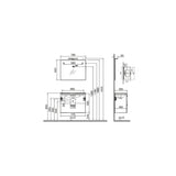 vitra mobile bagno sospeso vitra con lavabo colore antracite 80 cm