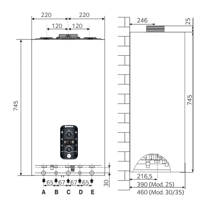 chaffoteaux caldaia chaffoteaux a condensazione urbia advance link 35 kw kit fumi omaggio con microaccumulo 4 litri wi fi integrato erp