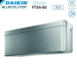 daikin climatizzatore condizionatore daikin bluevolution dual split inverter serie stylish total silver 1218 con 2mxm68n r 32 wi fi integrato 1200018000 colore grigio garanzia italiana