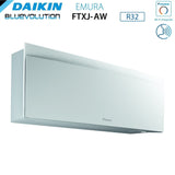 daikin climatizzatore condizionatore daikin bluevolution trial split inverter serie emura white iii 9912 con 3mxm68n r 32 wi fi integrato 9000900012000 colore bianco opaco garanzia italiana ean 8059657073334