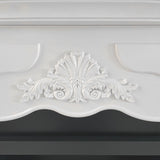 divina fire camino a bioetanolo biocamino da terra divina fire parigi in legno bianco l123xp39xh100 cm ean 8056157807667