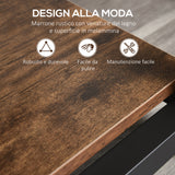 easycomfort easycomfort libreria in stile industriale vintage con 6 mensole in legno e metallo nero ean 8054144131009