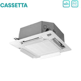 hisense climatizzatore condizionatore hisense dual split inverter a cassetta 99 con 2amw42u4rgc r 32 wi fi optional 90009000 con telecomando e pannello incluso