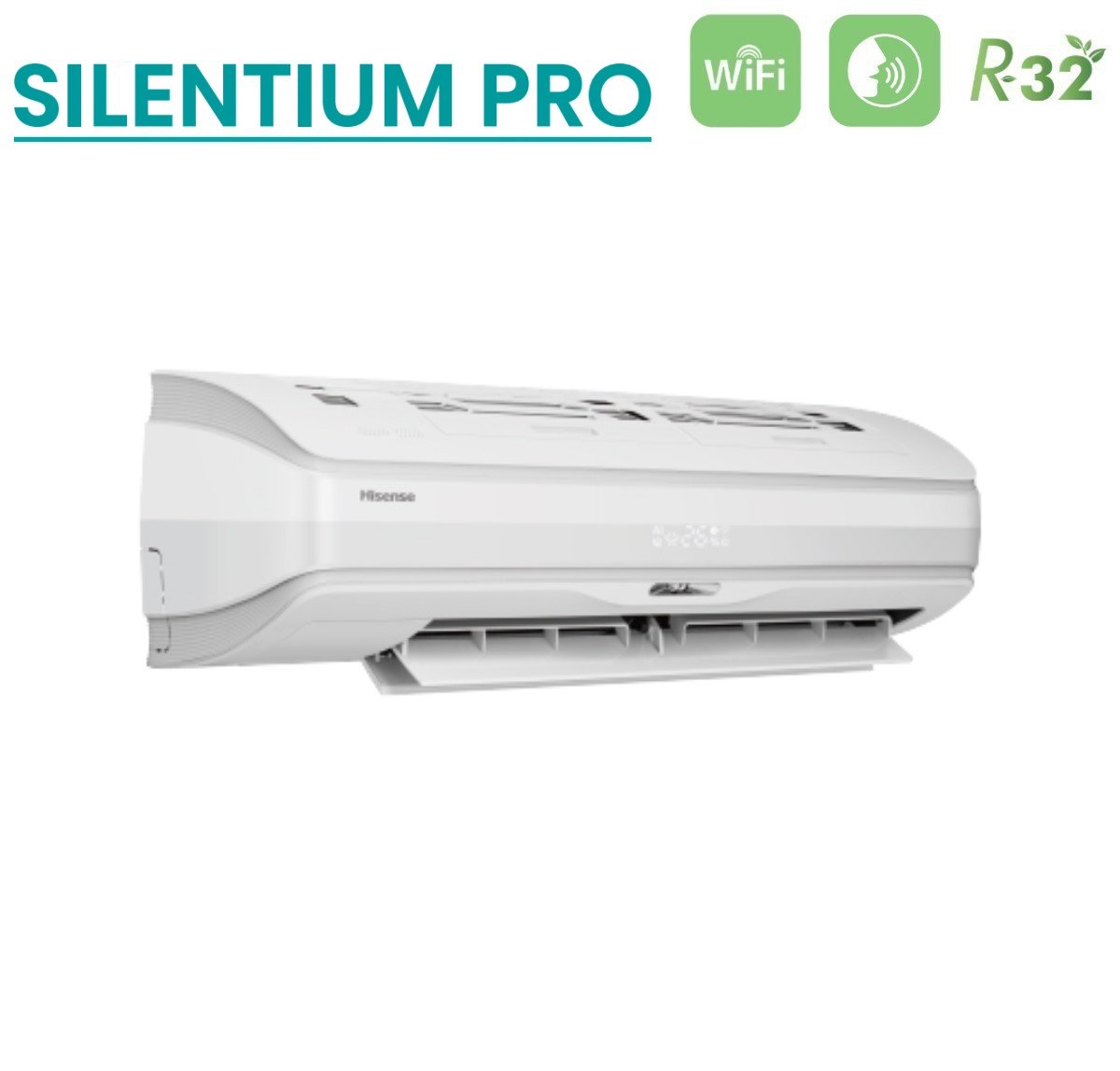 hisense climatizzatore condizionatore hisense dual split inverter serie silentium pro 1212 con 2amw52u4rxc r 32 wi fi integrato 1200012000