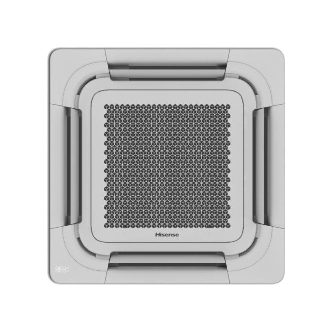 hisense condizionatore a cassetta hisense 48000 btu auc140ur4rkc8 trifase r 32 wi fi optional con telecomando e pannello