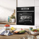 hisense forno ad incasso multifunzione hisense bsa5329pg 70 l 60 cm ventilato con grill capacita 70 litri 60 cm colore nero ean 3838782418068