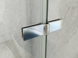 idrom box doccia angolare con 2 porte a libro in cristallo 8 mm libro duo 053