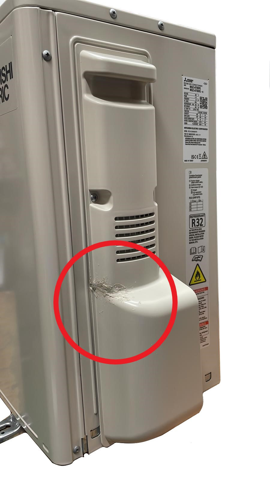 mitsubishi electric area occasioni climatizzatore condizionatore mitsubishi electric inverter linea plus serie msz ay ap 12000 btu msz ay35vgkpmuz ap35vg classe aa wi fi integrato r 32