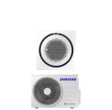samsung climatizzatore condizionatore samsung inverter cassetta 360 24000 btu ac071rn4pkgeu r 32 wi fi optional classe aa con comando wireless incluso vari pannelli disponibili pannello circolare bianco pc4nunman