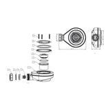 sfa piatto doccia sfa kinedo pietraviva 120 x 70 cm in resina effetto pietra bianco opaco ean 8033237883711