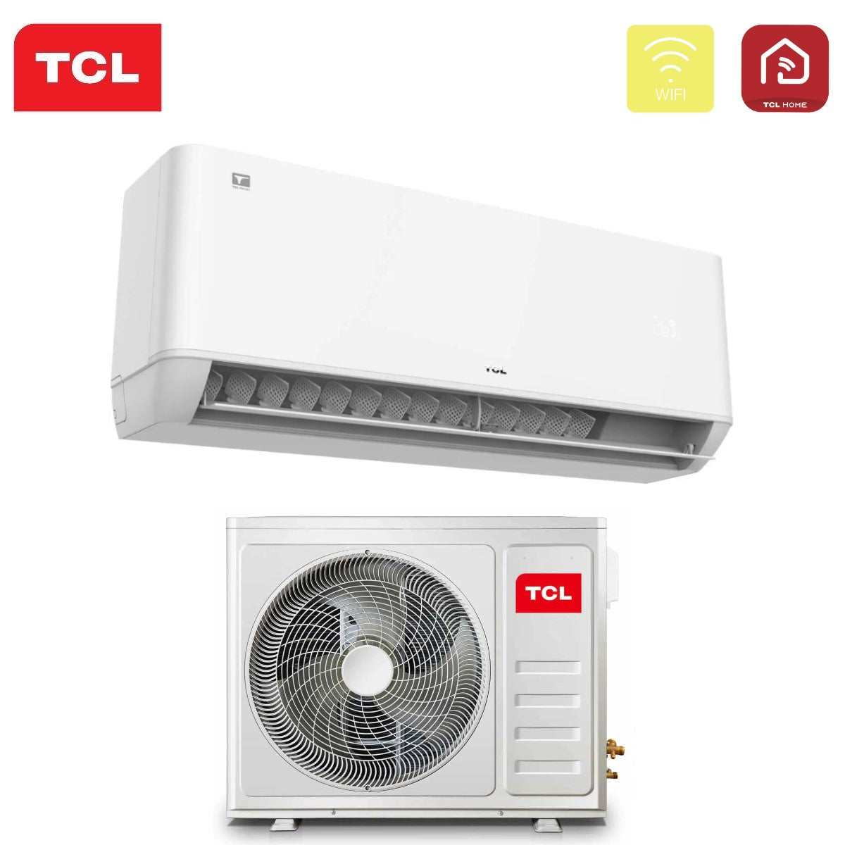 tcl climatizzatore condizionatore tcl inverter serie tpg21 18000 btu s18p7s0 r 32 wi fi integrato classe aa