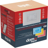 beghelli cronotermostato smart beghelli dom e con display touch e placca luminosa wi fi