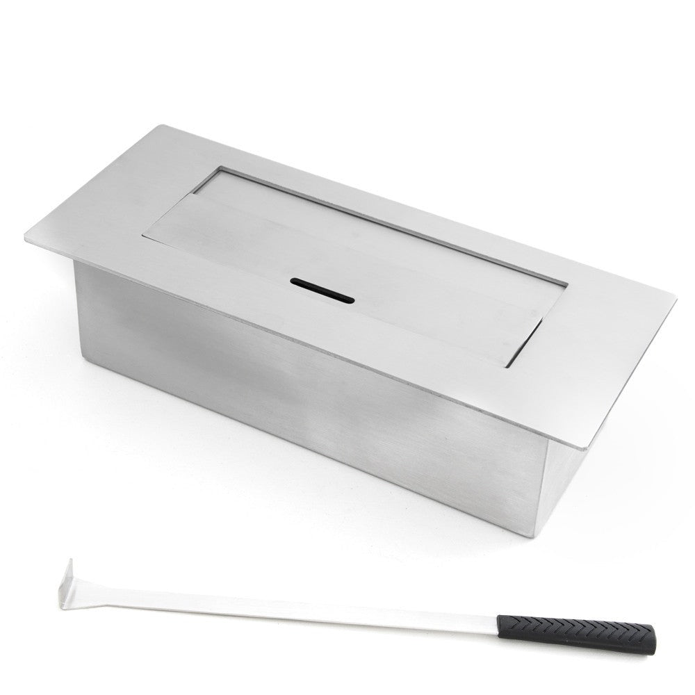 divina fire camino a bioetanolo biocamino da terra cambridge in legno bianco 110x37x102h ean 8053323382010