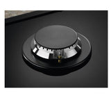 electrolux piano cottura a gas electrolux egg7536k 5 fuochi l74xp51 vetro temperato nero ean 7332543782901