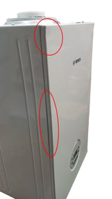 junkers bosch area occasioni 2601 caldaia a condensazione junkers bosch condens 1200 w gc1200w 2424 c 23 metano con kit scarico fumi