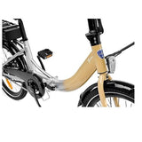 lancia bicicletta elettrica lancia ypsilon brio e bike 36v 250w oro e argento ln bi 220004 ean 8052679455881