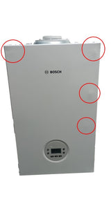 junkers bosch area occasioni 2601 caldaia a condensazione junkers bosch condens 1200 w gc1200w 2424 c 23 metano con kit scarico fumi