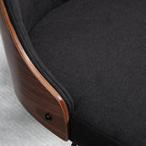 easycomfort easycomfort set 2 sgabelli da bar girevoli ad altezza regolabile per cucina e soggiorno 47 5x50x93 5 116 cm nero e noce