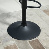 easycomfort easycomfort set 2 sgabelli da bar girevoli con altezza regolabile rivestimento velluto e base rotonda blu