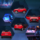 easycomfort easycomfort macchina elettrica per bambini 12v con telecomando velocita 3 8kmh luci e musica eta 3 5 anni rosso