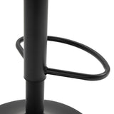 easycomfort easycomfort set 2 sgabelli da bar in stile industriale con altezza regolabile in similpelle marrone ean 8054144137940