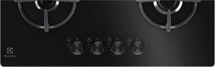 Piano Cottura a Gas Electrolux Serie 600 EGG64272K 4 fuochi (L59xP52) Vetro Nero