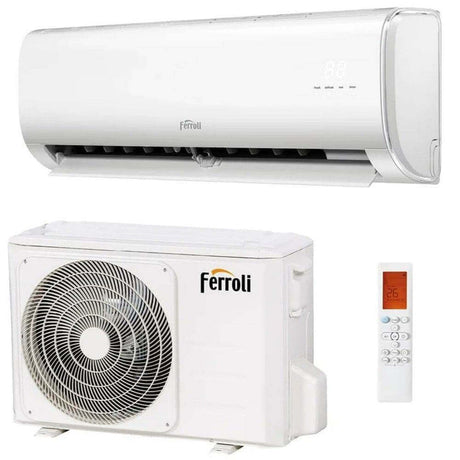 ferroli area occasioni climatizzatore condizionatore inverter ferroli ambra s 12000 btu r 32 wi fi integrato novita