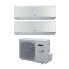 Climatizzatore Condizionatore Aermec Dual Split Inverter Serie Slg 12+12 Con Mlg520 R-32 Wi-Fi Optional 12000+12000 - CaldaieMurali