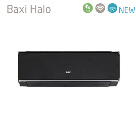 baxi climatizzatore condizionatore baxi dual split inverter serie halo nero 99 con lsgt40 2m r 32 wi fi integrato 90009000 ean 8059657007117