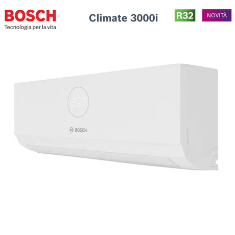 bosch climatizzatore condizionatore bosch dual split inverter serie climate 3000i 912 con ms 18 oue r 32 wi fi optional 900012000 ean 8059657007186