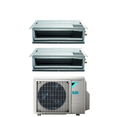 daikin climatizzatore condizionatore daikin bluevolution dual split canalizzato canalizzabile inverter serie fdxm f9 99 con 2mxm50m r 32 wi fi optional 90009000 garanzia italiana