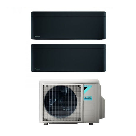 daikin climatizzatore condizionatore daikin bluevolution dual split inverter serie stylish total black 915 con 2mxm50m9n r 32 wi fi integrato 900015000 colore nero garanzia italiana ean 8059657008343