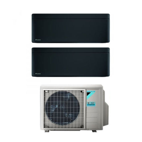 daikin climatizzatore condizionatore daikin bluevolution dual split inverter serie stylish total black 99 con 2mxm50m9n r 32 wi fi integrato 90009000 colore nero garanzia italiana ean 8059657008374
