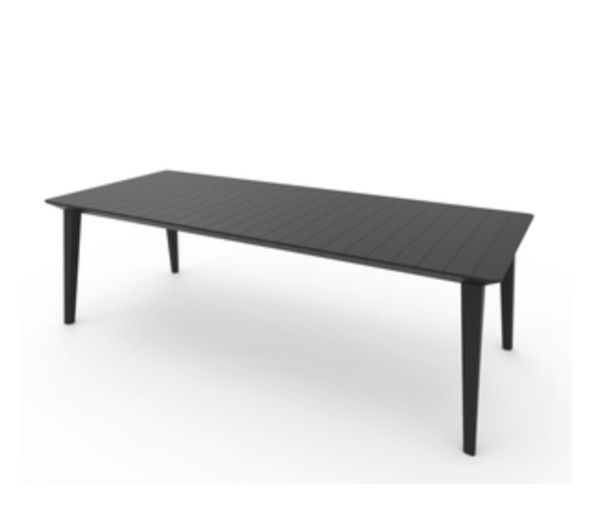 allibert tavolo allibert lima estensibile 160240 cm graphite