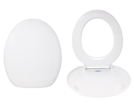 ambra coprivasi coprivaso per wc ambra bathroom termoindurente universale modello figo con cerniere in plastica colore bianco ean 8054602009543