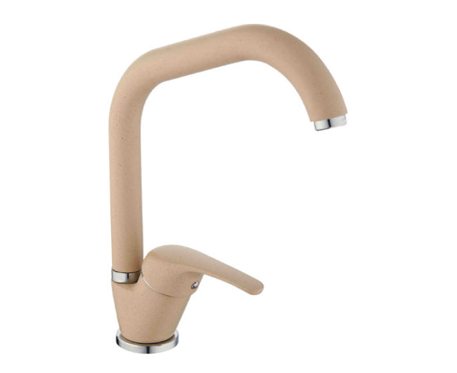 ambra rubinetterie monocomando lavello ambra a ponte serie blu 2 modello granito avena codice pr1802 0ga ean 8054602005255