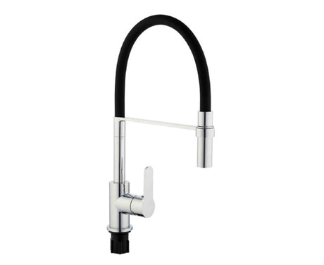 ambra rubinetterie monocomando lavello ambra con doccia estraibile modello vega cromato codice vega2 0160 ean 8054602005262